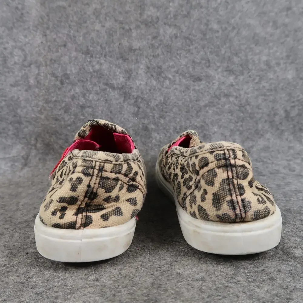 Swiggles Shoes Toddler 9 Sneakers Leopard Animal Print Casual Flat Slip On Kids